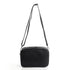 Bolso de bandolera con doble cremalleras Negro Cora