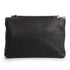 Bolso bandolera de piel con solapa Negro Cinti