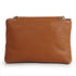 Bolso bandolera de piel con solapa Marrón Cinti