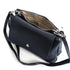 Bolso bandolera de piel con solapa Azul marino Cinti