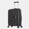 Maleta de cabina 55x39x21.5 cm (46L) Polipropileno - Candado Incrustado - 20 Pulgadas - Negro - Chocolate