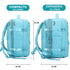 1990s Mochila de viaje cabina expandible para Ryanair 40x25x20-25cm,con bolsa de zapatillas,mochila casual