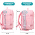 1990s Mochila de viaje cabina expandible para Ryanair 40x25x20-25cm,con bolsa de zapatillas,mochila casual