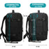 1990s Mochila de viaje cabina expandible para Ryanair 40x25x20-25cm,con bolsa de zapatillas,mochila casual