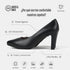 Zapatos de tacón 8cm de piel negro Tania