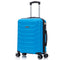 RAYKONG Maleta de Cabina 55x40x20cm Policarbonato (40L) semirígida Trolley pequeño Equipaje de Mano 4 Ruedas giratorios a 360º Cierre numérico- Turquesa