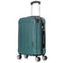 RAYKONG Maleta Mediana ABS 66x43x25cm | 71L | 24 Pulgadas | hasta 23kg semirígidas - Verde