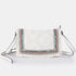 Bolso de bandolera para mujer de lona étnica blanco Asya