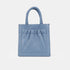 Bolso bandolera de piel pequeño mujer azul celeste Carmen