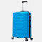 RAYKONG Maleta Grande Expandible ABS+Policarbonato 75x49x31cm - 33.50cm Extendido | 114L - 123L | 28 Pulgadas | 25kg semirígidas candado combinación - Turquesa
