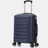 RAYKONG Mala de Cabine 55x40x20cm Policarbonato (40L) Semirrígida Trolley Pequeno Bagagem de Mão 4 Rodas Giratórias 360º Fecho Numérico-Azul Marinho