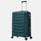 RAYKONG Maleta Grande Expandible ABS+Policarbonato 75x49x31cm - 33.50cm Extendido | 114L - 123L | 28 Pulgadas | 25kg semirígidas candado combinación - Verde