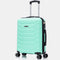 RAYKONG Mala de Cabine 55x40x20cm Policarbonato (40L) semirrígida Trolley Pequeno Bagagem de Mão 4 Rodas Giratórias a 360º Fecho Numérico-Menta