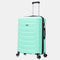 RAYKONG Maleta Grande Expandible ABS+Policarbonato 75x49x31cm - 33.50cm Extendido | 114L - 123L | 28 Pulgadas | 25kg semirígidas candado combinación - Menta