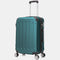 RAYKONG Maleta Mediana ABS 66x43x25cm | 71L | 24 Pulgadas | hasta 23kg semirígidas - Verde