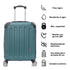 Raykong Maleta Cabina ABS 55x40x20cm (44L) Maxima aprovechamiento de espacio - 20 Pulgadas - Verde oscuro