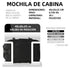 Raykong Mochila de cabina Ryanair 40x20x25cm (20L) Negro