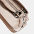 Bolso bandolera de piel para mujer con asa corta rosa claro Martina