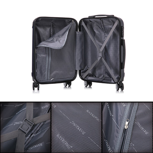 Maleta Cabina ABS 55x40x20cm 44L - 20 Pulgadas AzulMarino- Marina