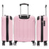 Raykong Maleta Cabina ABS 55x40x20cm (44L) Maxima aprovechamiento de espacio - 20 Pulgadas - RosaClaro