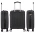 Raykong Maleta Cabina ABS 55x40x20cm (44L) Maxima aprovechamiento de espacio - 20 Pulgadas - Negro