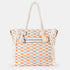 Bolso de rafia trenzado para mujer naranja Anastasia