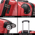 Maleta Cabina 55x40x20cm Policarbonato (44L) - 20 Pulgadas - Rojo