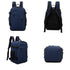 Raykong Mochila De Cabina Ryanair 40x20x25cm (20L) | Mochila De Viaje Impermeable Para Avión | Equipaje De Mano Resistente | Mochila Para Senderismo | Escolar | Trabajo - Azul Marino