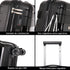 Maleta de cabina 55x38x22 cm (44L) Polipropileno - Candado Incrustado - 20 Pulgadas - Negro - Bass