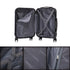 RAYKONG Maleta Mediana ABS 66x43x25cm | 71L | 24 Pulgadas | hasta 23kg semirígidas - AzulMarino