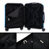 RAYKONG Maleta Grande Expandible ABS+Policarbonato 75x49x31cm - 33.50cm Extendido | 114L - 123L | 28 Pulgadas | 25kg semirígidas candado combinación - Turquesa