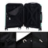 RAYKONG Maleta Mediana Expandible ABS+Policarbonato 66x45x27.50cm - 30cm Extendido | 82L - 90L | 24 Pulgadas |23kg semirígidas candado combinación - Menta