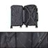 RAYKONG Maleta Mediana ABS 66x43x25cm | 71L | 24 Pulgadas | hasta 23kg semirígidas - Menta