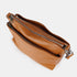 Bolso bandolera de piel para mujer con asa corta marrón Martina