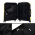 RAYKONG Maleta de Cabina 55x40x20cm Policarbonato (40L) semirígida Trolley pequeño Equipaje de Mano 4 Ruedas giratorios a 360º Cierre numérico - Amarillo