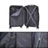 RAYKONG Maleta Mediana ABS 66x43x25cm | 71L | 24 Pulgadas | hasta 23kg semirígidas - Negro