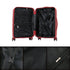 Maleta de cabina 55x38x22 cm (44L) Polipropileno - Candado Incrustado - 20 Pulgadas - Burdeos - Bass