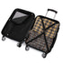RAYKONG Maleta Mediana ABS 66x43x25cm | 71L | 24 Pulgadas | hasta 23kg semirígidas - Verde