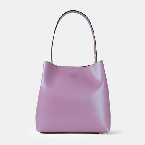 Bolso Hobo de Piel Rosa para Mujer - Leticia