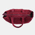 Bolso shopper para mujer de piel para personalizar con tachuelas rojo vino Alexandra