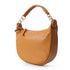 Bolso bandolera de piel para mujer con asa corta marrón Noa