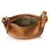 Bolso bandolera de piel para mujer con asa corta marrón Noa