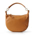 Bolso bandolera de piel para mujer con asa corta marrón Noa