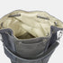Bandolera mujer piel serraje - bolso saco Giulia (gris)