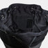 Bandolera mujer piel serraje - bolso saco Giulia (negro)