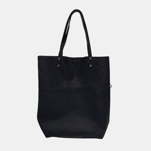Bolso Shopper Grande de Piel para Mujer – Paulina (Azul Marino)