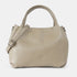 Bolso de mano de piel estilo saco para mujer khaki Stefy