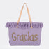Bolso de playa de lino Gracias Tammy