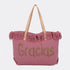 Bolso de playa de lino Gracias Tammy