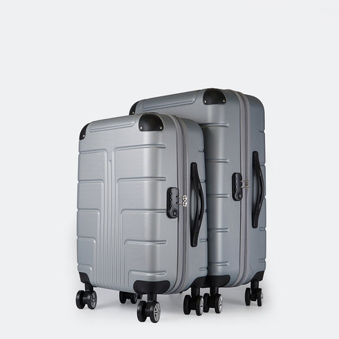 Maleta de cabina de S-15kg-55cm / M-20kg- 62cm de ABS Empire Plateado